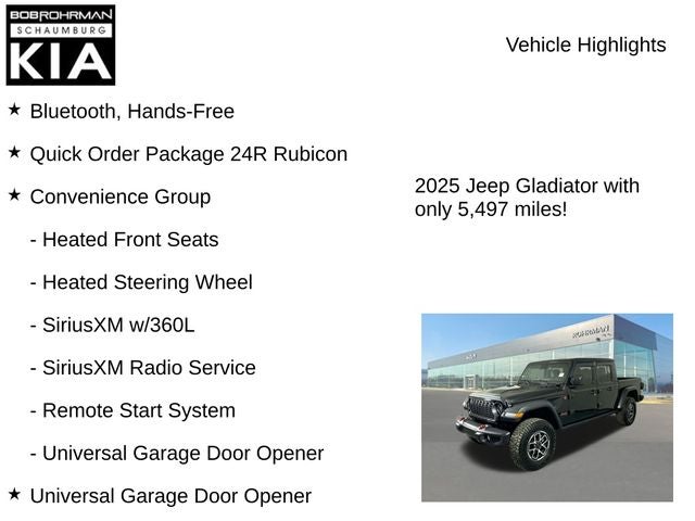 2025 Jeep Gladiator Rubicon