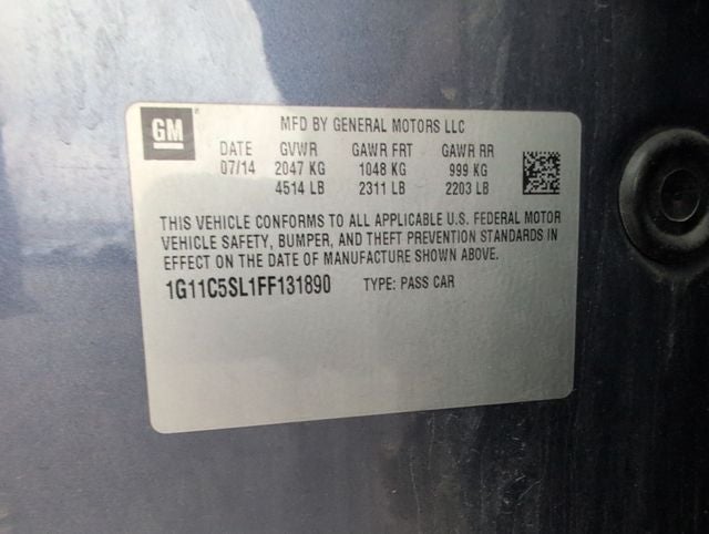 2015 Chevrolet Malibu LT 1LT