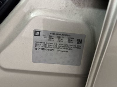 2016 Chevrolet Cruze Limited 1LT