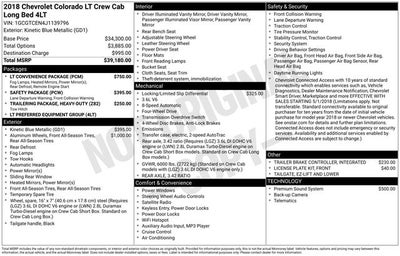 2018 Chevrolet Colorado LT