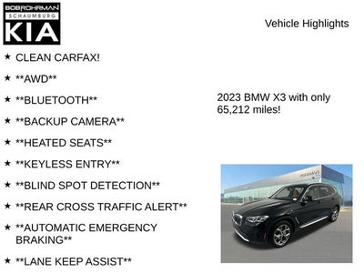 2023 BMW X3 xDrive30i