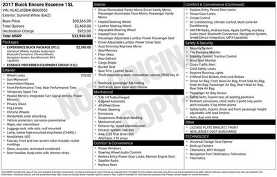 2017 Buick Encore Essence