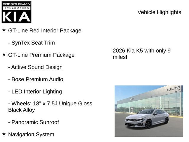 2026 Kia K5 GT-Line