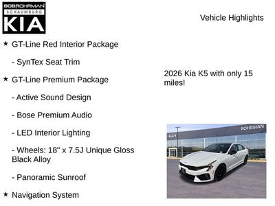 2026 Kia K5 GT-Line