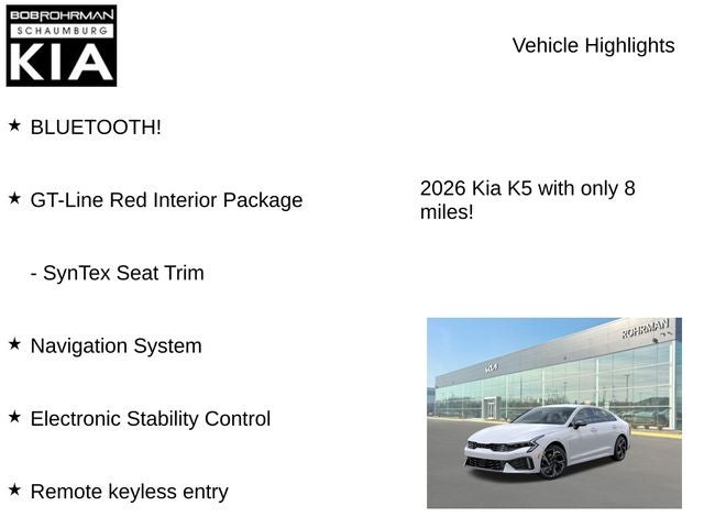 2026 Kia K5 GT-Line