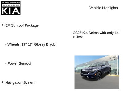 2026 Kia Seltos EX