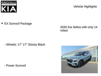 2026 Kia Seltos EX