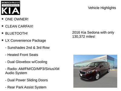2016 Kia Sedona LX